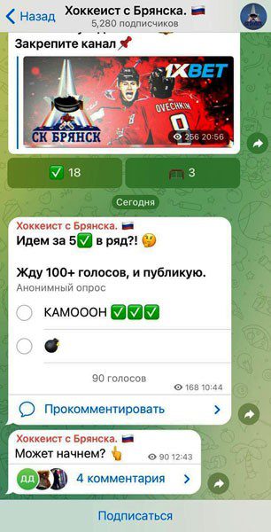 Деятельность Хоккеист из Брянска