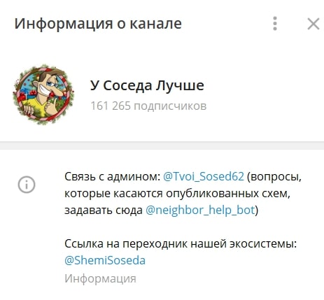 Телеграмм У соседа лучше