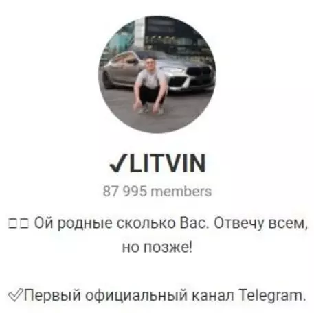 LITVIN Телеграм