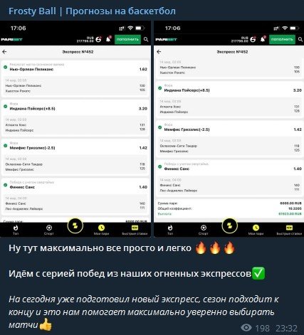 Frosty Ball - прогнозы на баскетбол