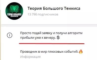 Теория Большого Тенниса Телеграмм канал