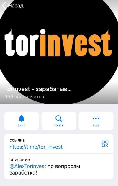 Torinvest Телеграмм