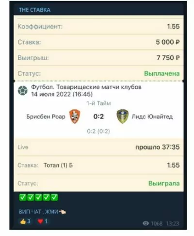 THE СТАВКА прогнозы на спорт