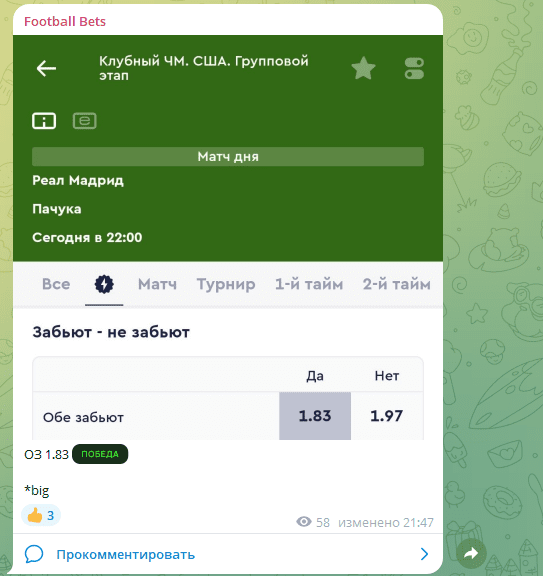 отзывы о Football Bets