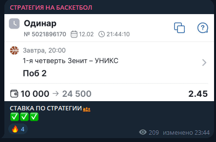 отзывы Стратегия на баскетбол