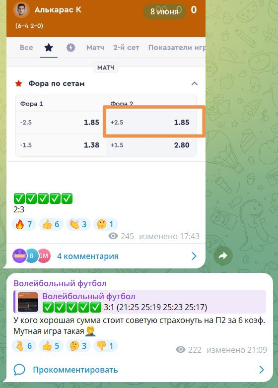 Волейбольный футбол телеграмм канал