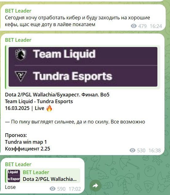 BET Leader каппер