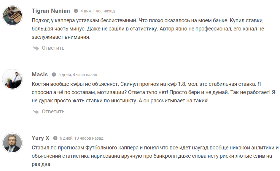Телеграмм-канал Футбольный каппер