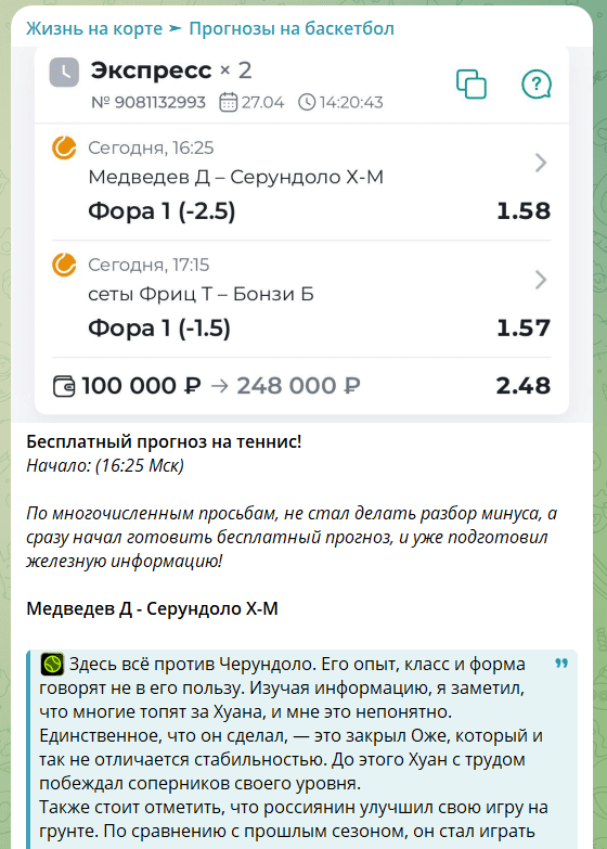 Vladimir basket прогнозы