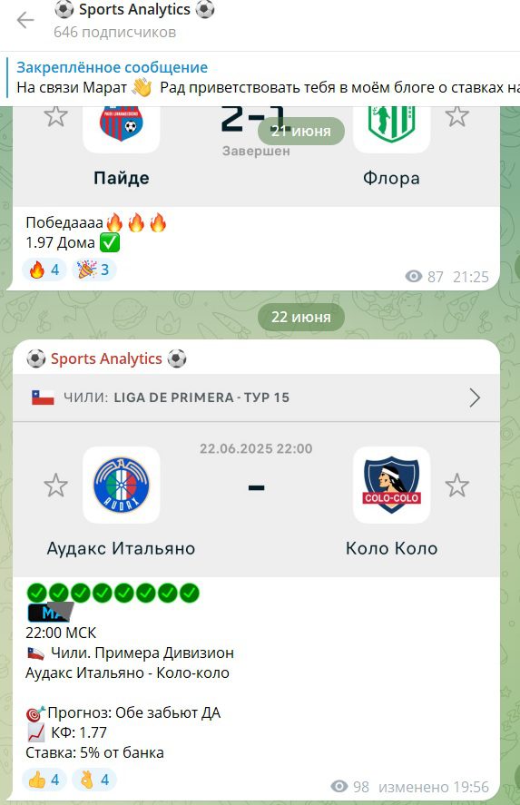 Sports Analytics каппер