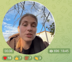 Видеоссобщения от Анны